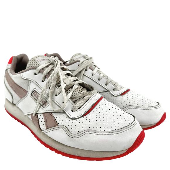 Reebok Classic Harman Ripple Sneakers Running Lace Up Athletic White Neon Pink 9 - Picture 2 of 7